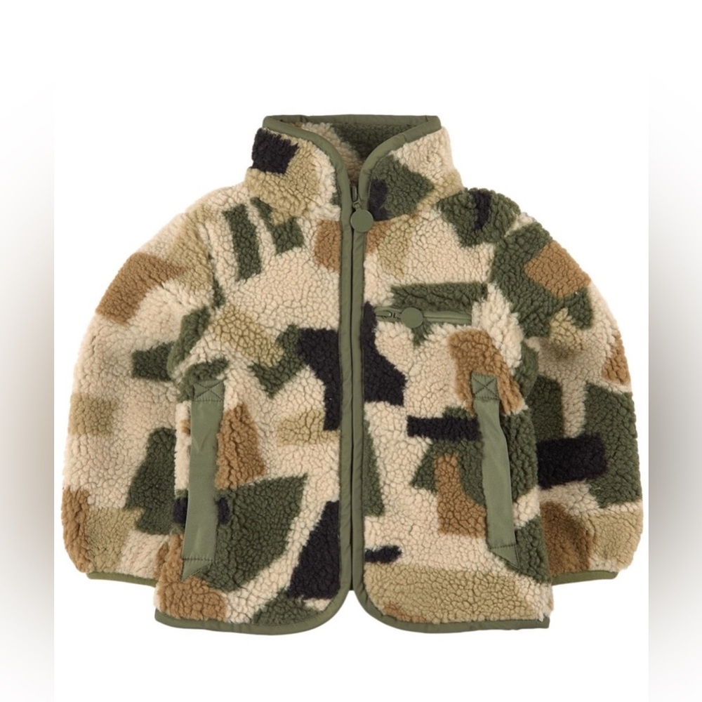 Stella McCartney Kids Camo Teddy Fleece size 5 years